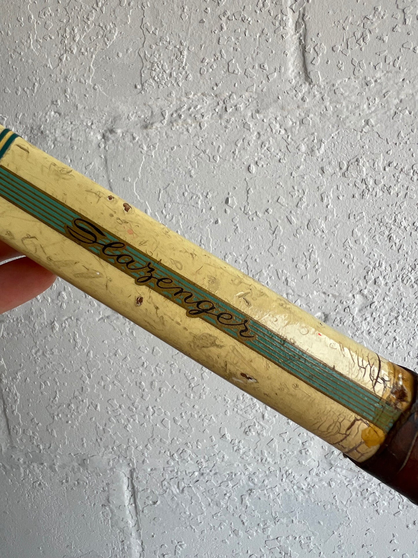 Vintage Tennis Racket - Single | Vintage Slazenger Tournament Tennis Racket with Frame, Man Cave Details, Boys Room Vintage
