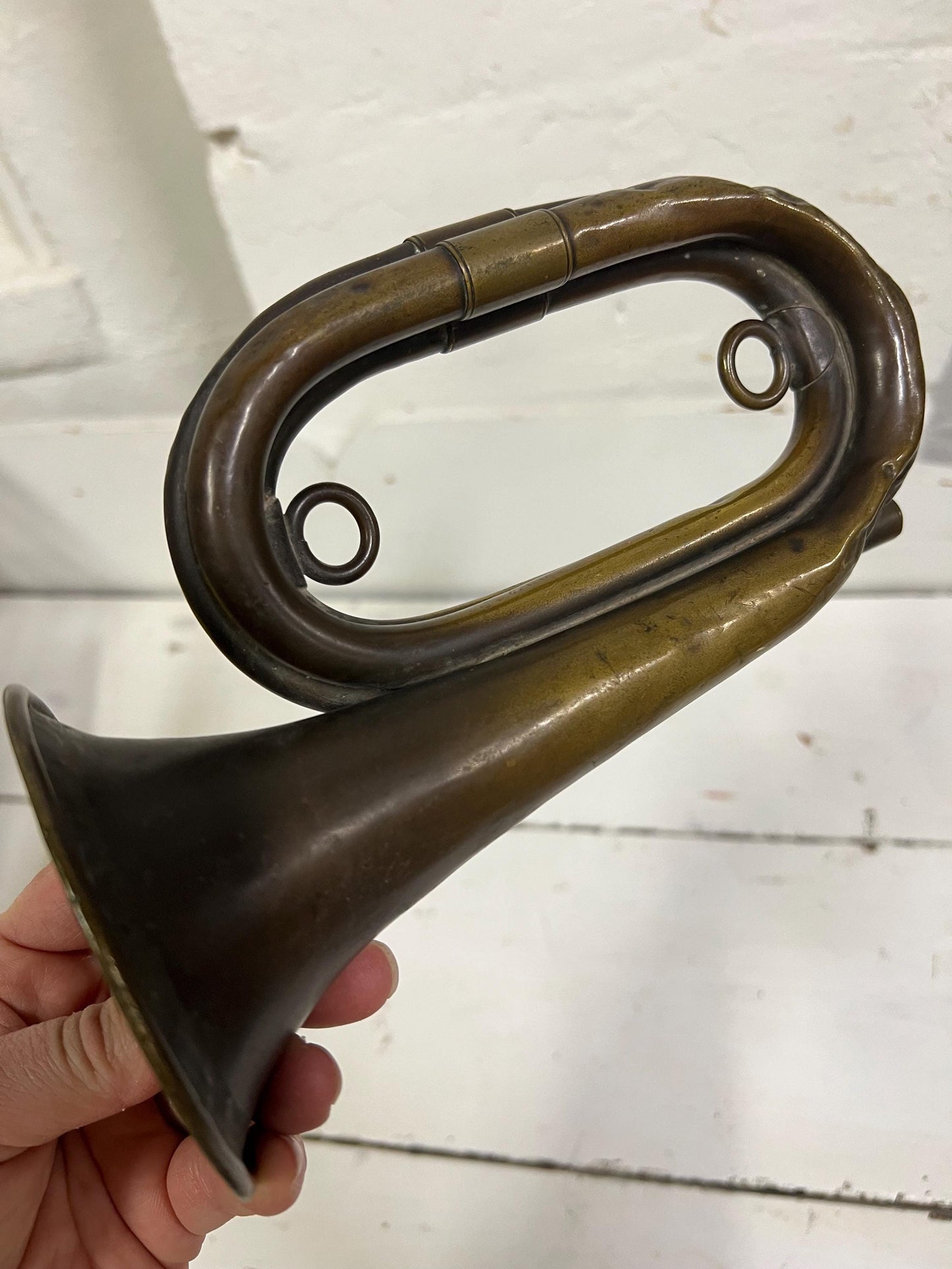 Antique Brass Horn | Old Bugle Brass Horn | Old Time Instrument
