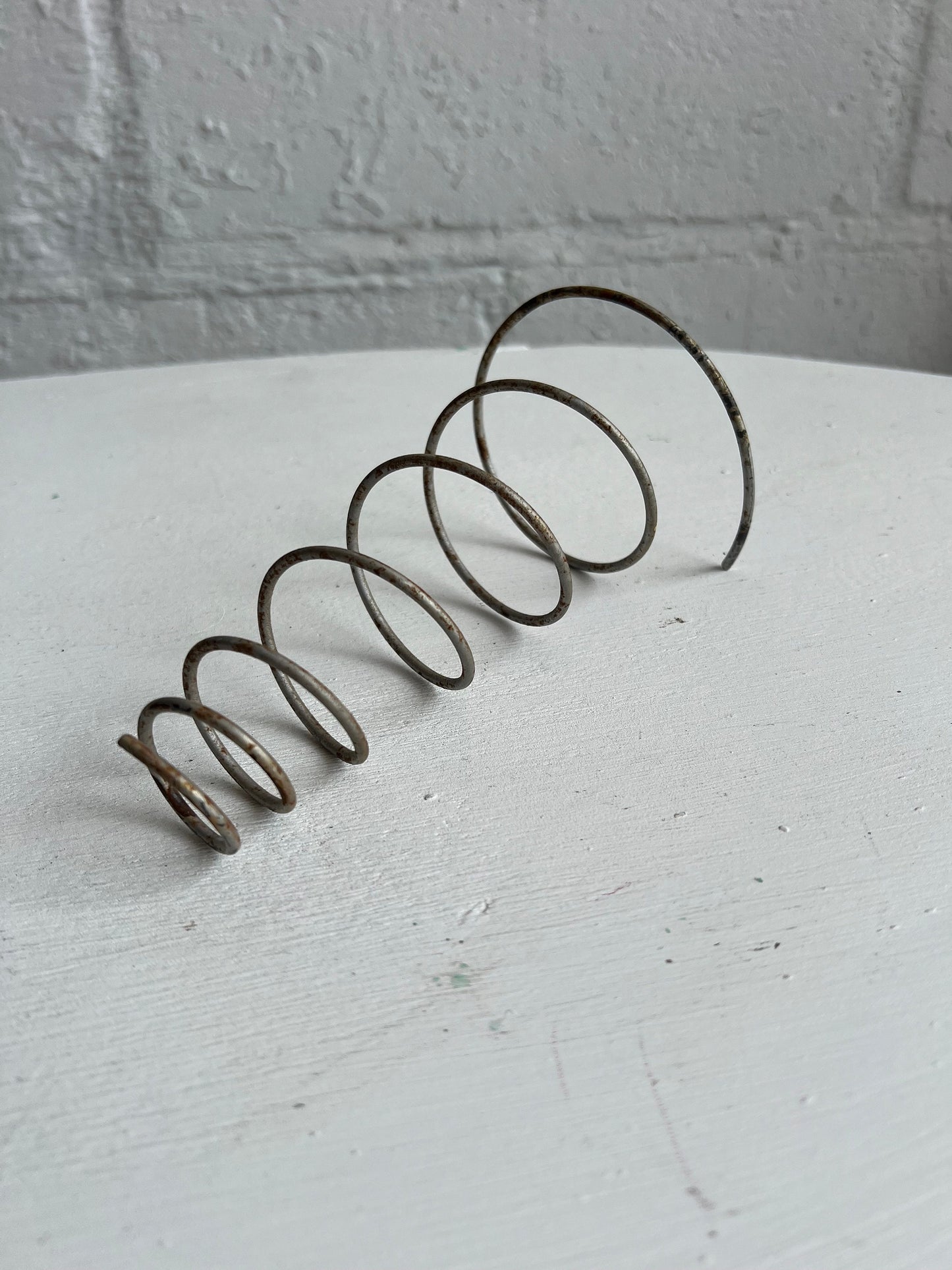 Vintage Industrial Bed Springs {Set of 3} | Vintage Metal Coil Springs | Industrial Project Piece 7" Tall