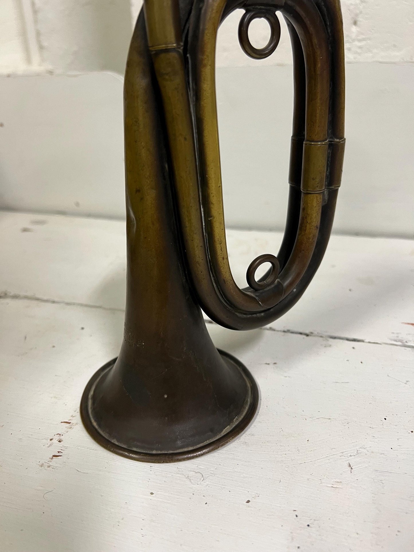 Antique Brass Horn | Old Bugle Brass Horn | Old Time Instrument