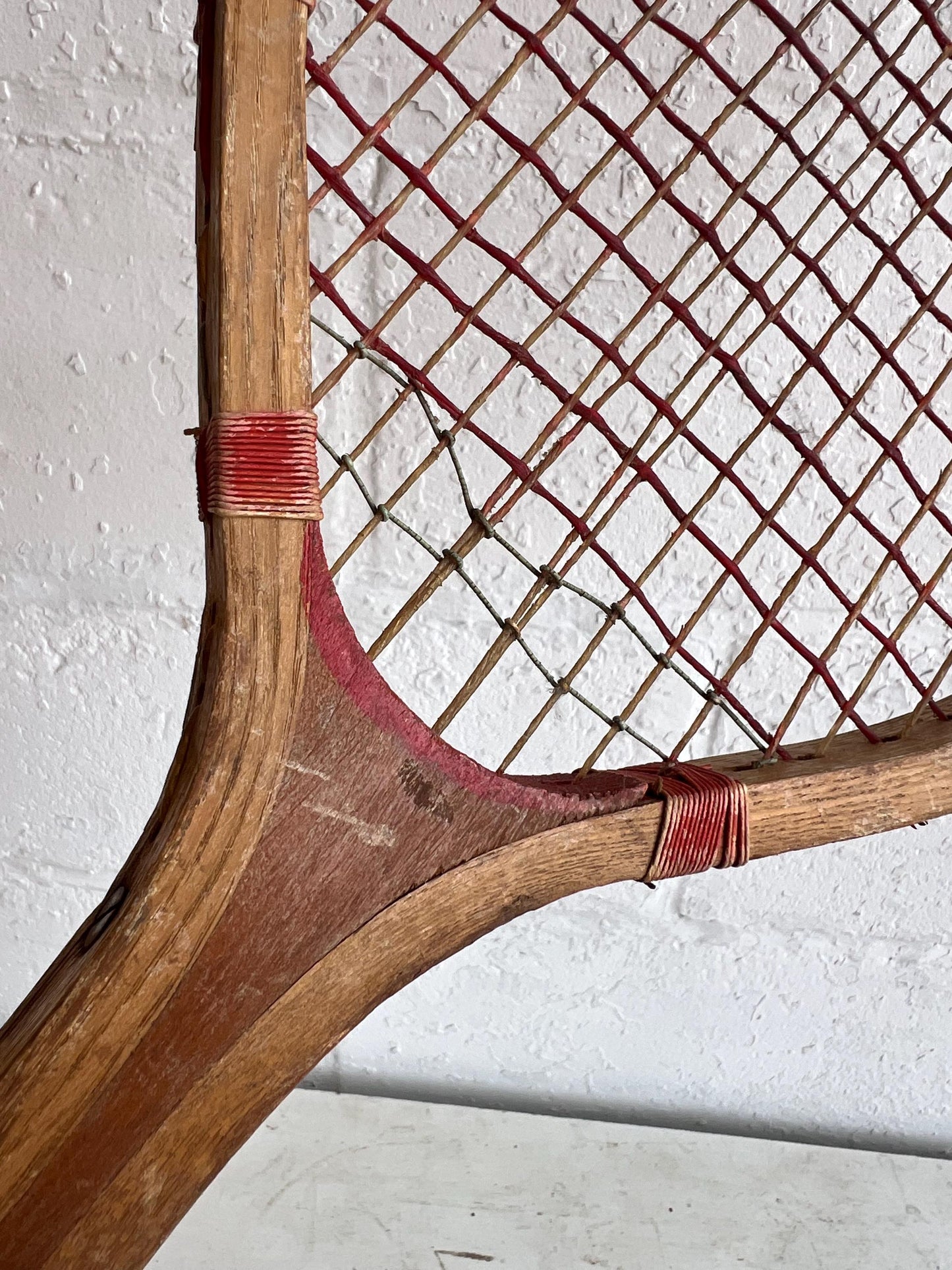 Vintage Tennis Racket - Single | Old Wooden Tennis Racket,  Man Cave Details, Boys Room Vintage