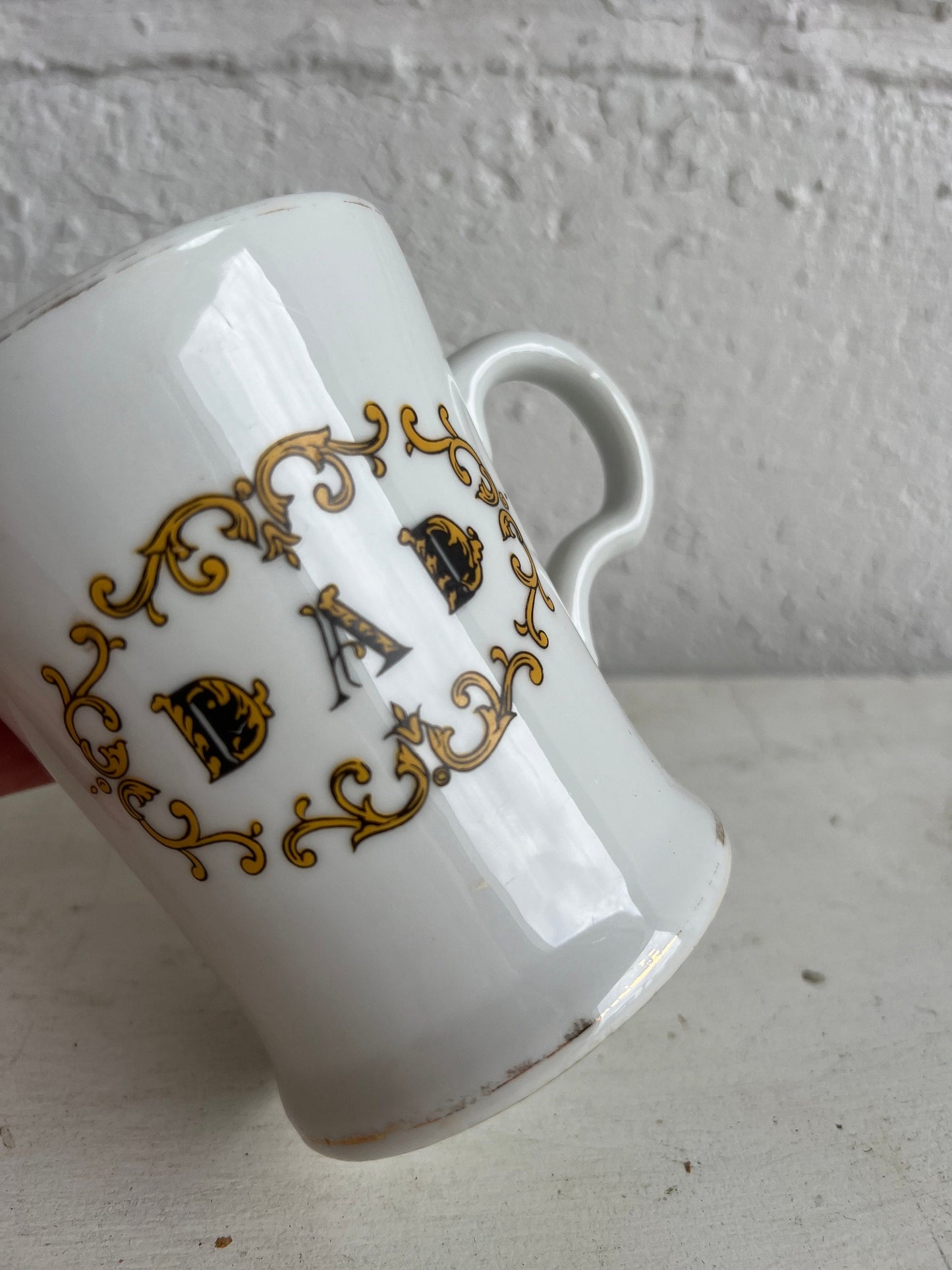 Vintage Knobler "DAD" Mug, Cool Dad Gift, Vintage Dad, Dad Mug