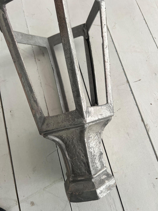 Old Salvage Light Post Lamp Header | Architectural Salvage, Street Salvage, Unique Old Home Decor, 19" Salvage, Industrial Home Decor