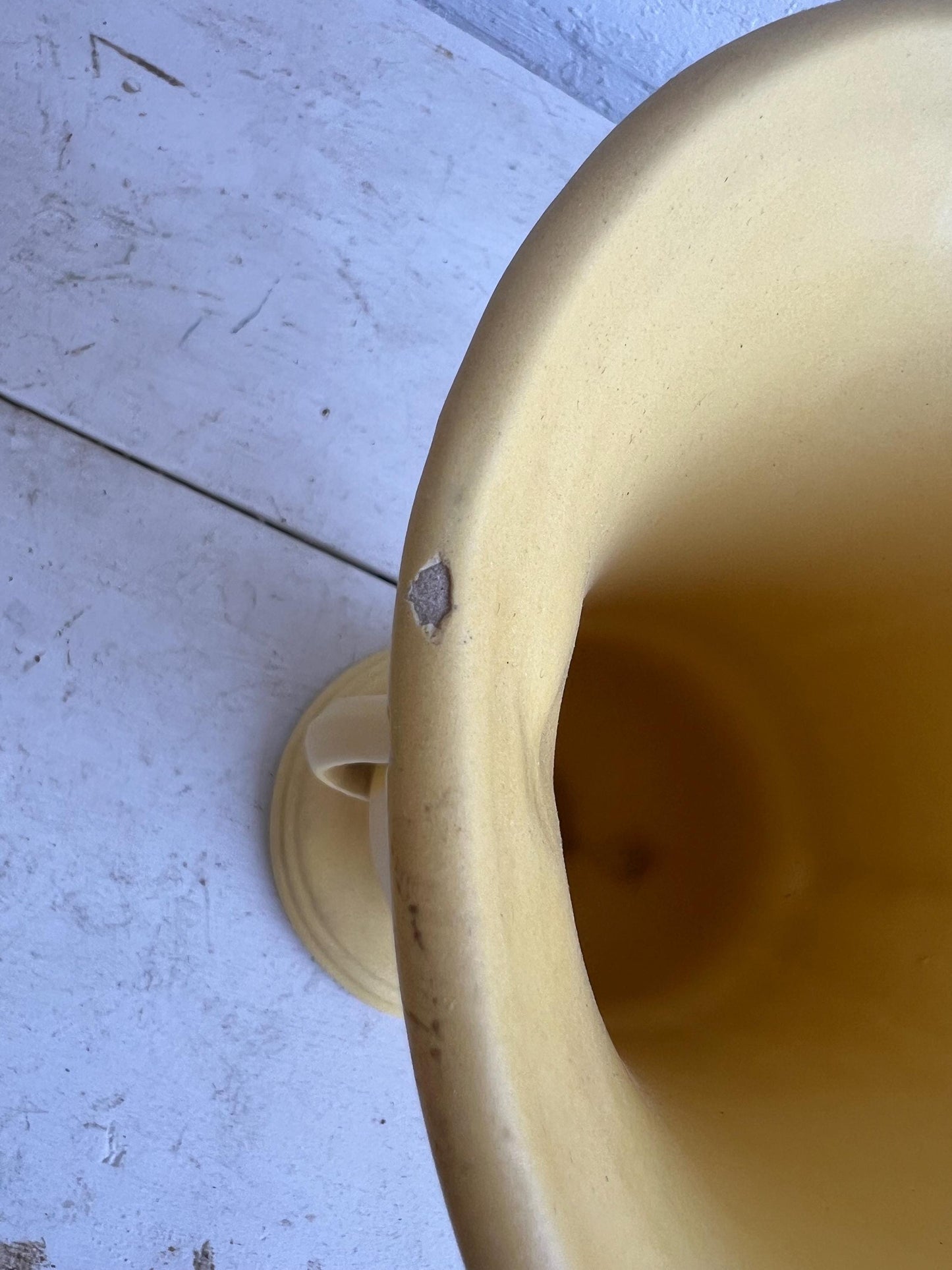 Vintage Yellow MCM Haeger Vase 9" | Mid-Century Modern Vase, Yellow Vintage Vase, Curvy Old Vase, MCM Shelf Styling