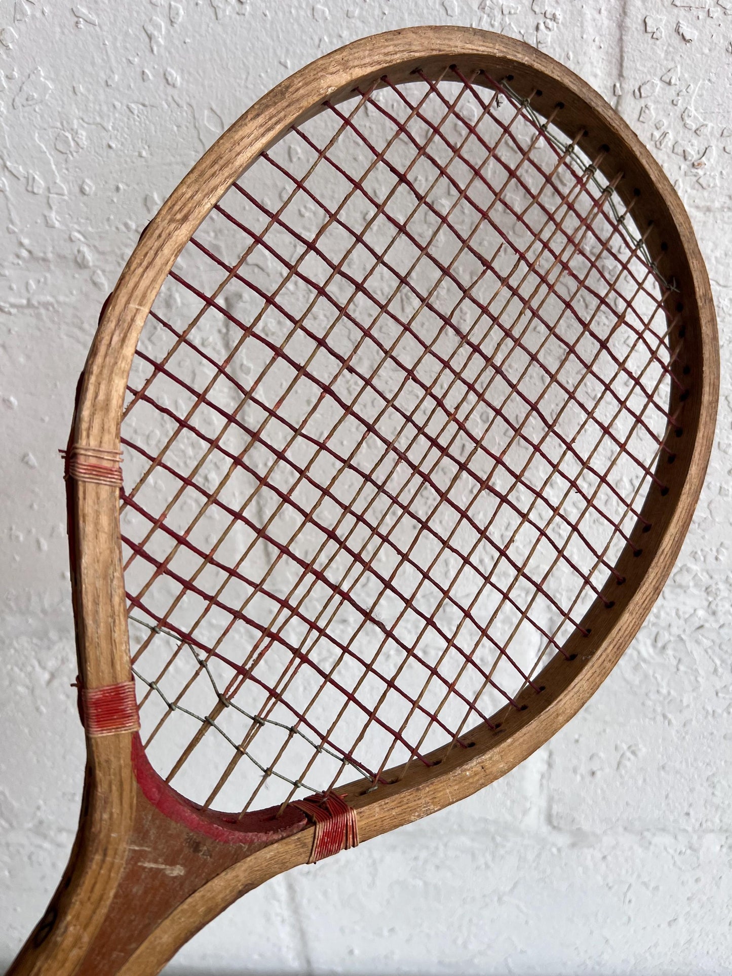 Vintage Tennis Racket - Single | Old Wooden Tennis Racket,  Man Cave Details, Boys Room Vintage