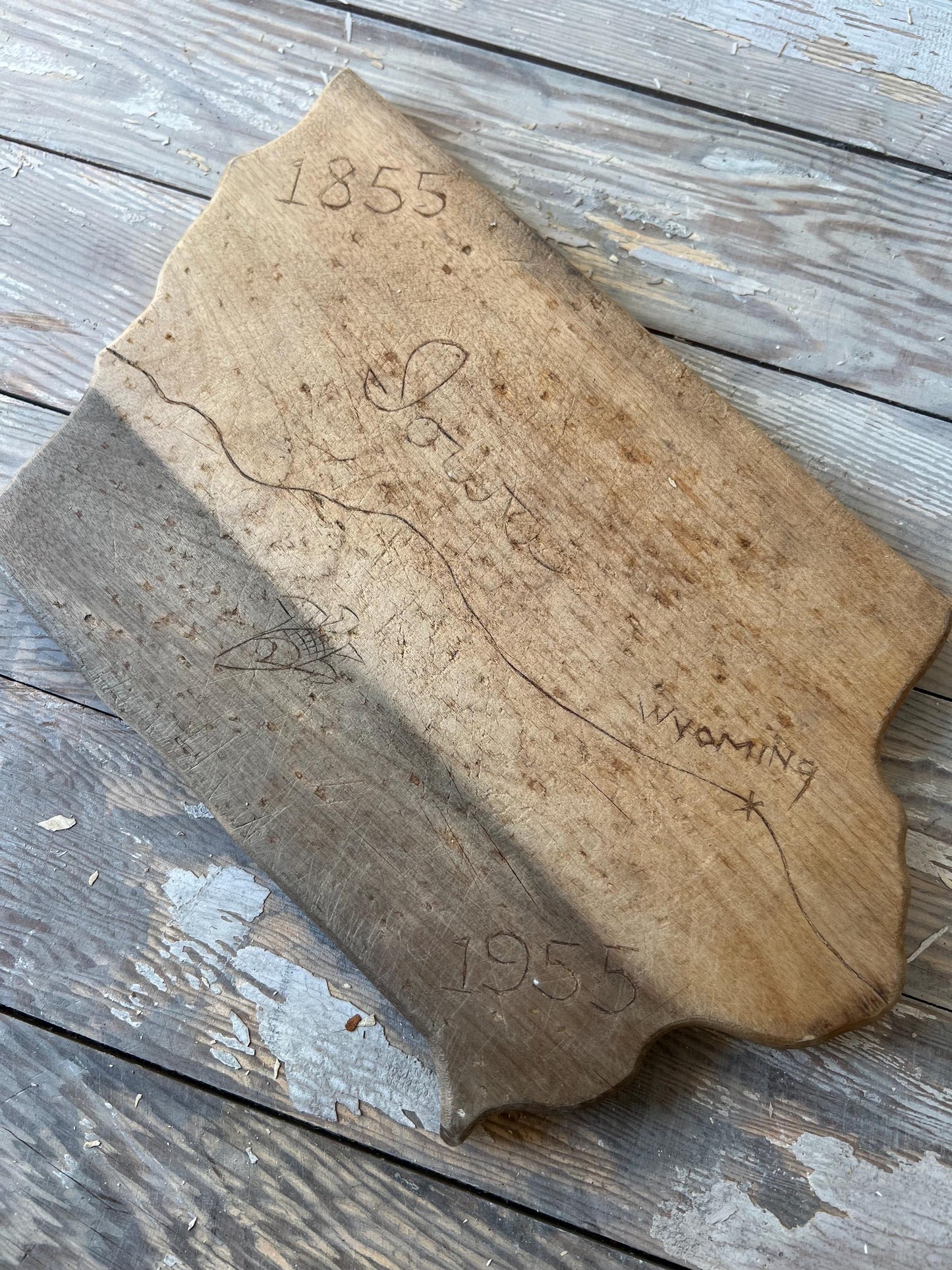 Hand Engraved Iowa Cutting Board: Farmhouse Kitchen Decor