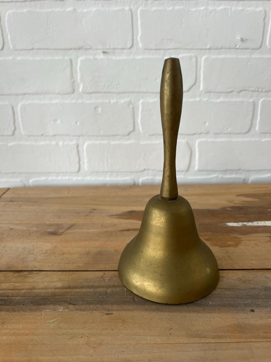 Vintage Brass Bell | 8" Old Bell, Vintage Home Decor, Works!