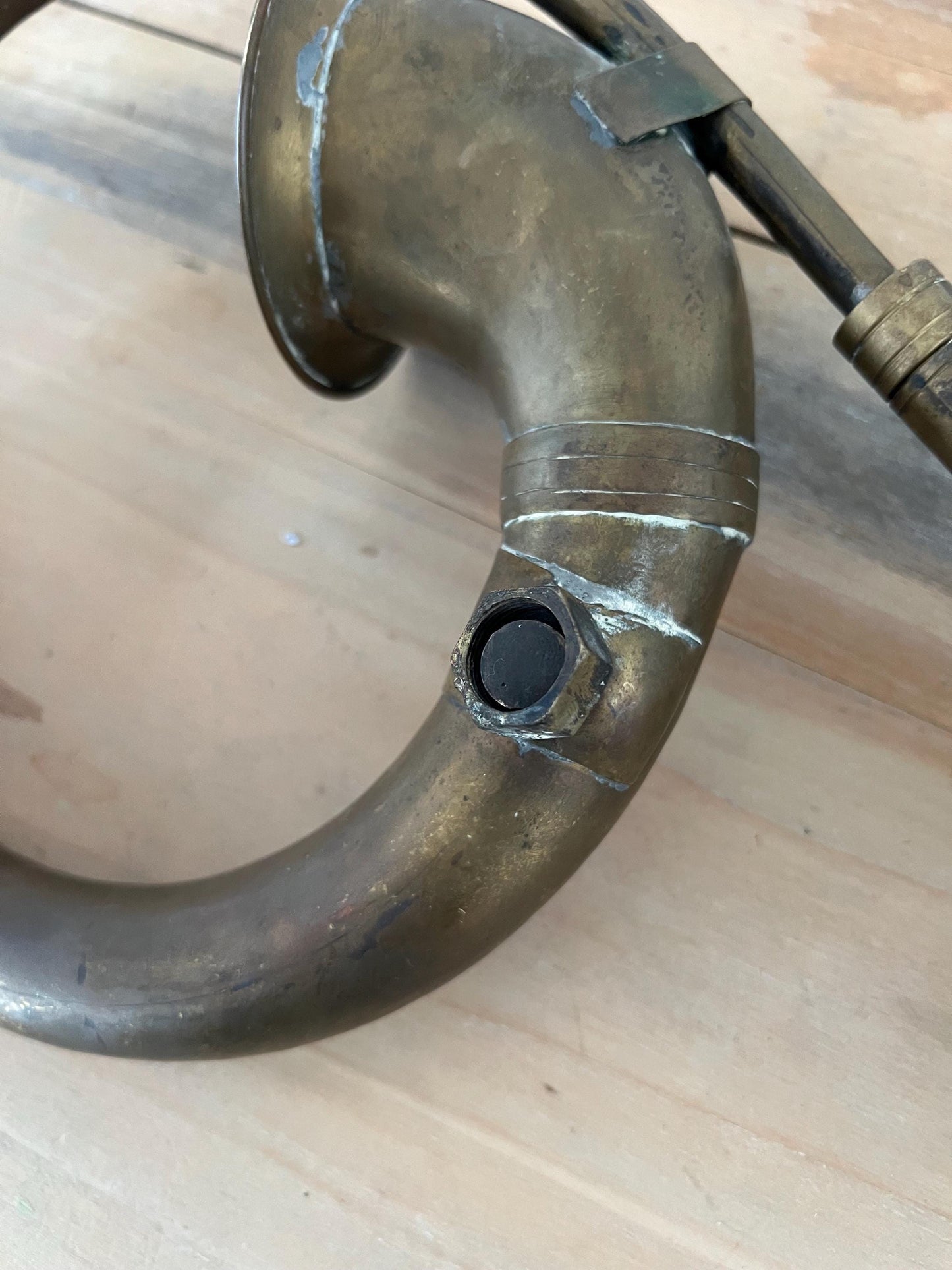 Antique Brass Bulb Car Horn: Champion, Made in Pakistan