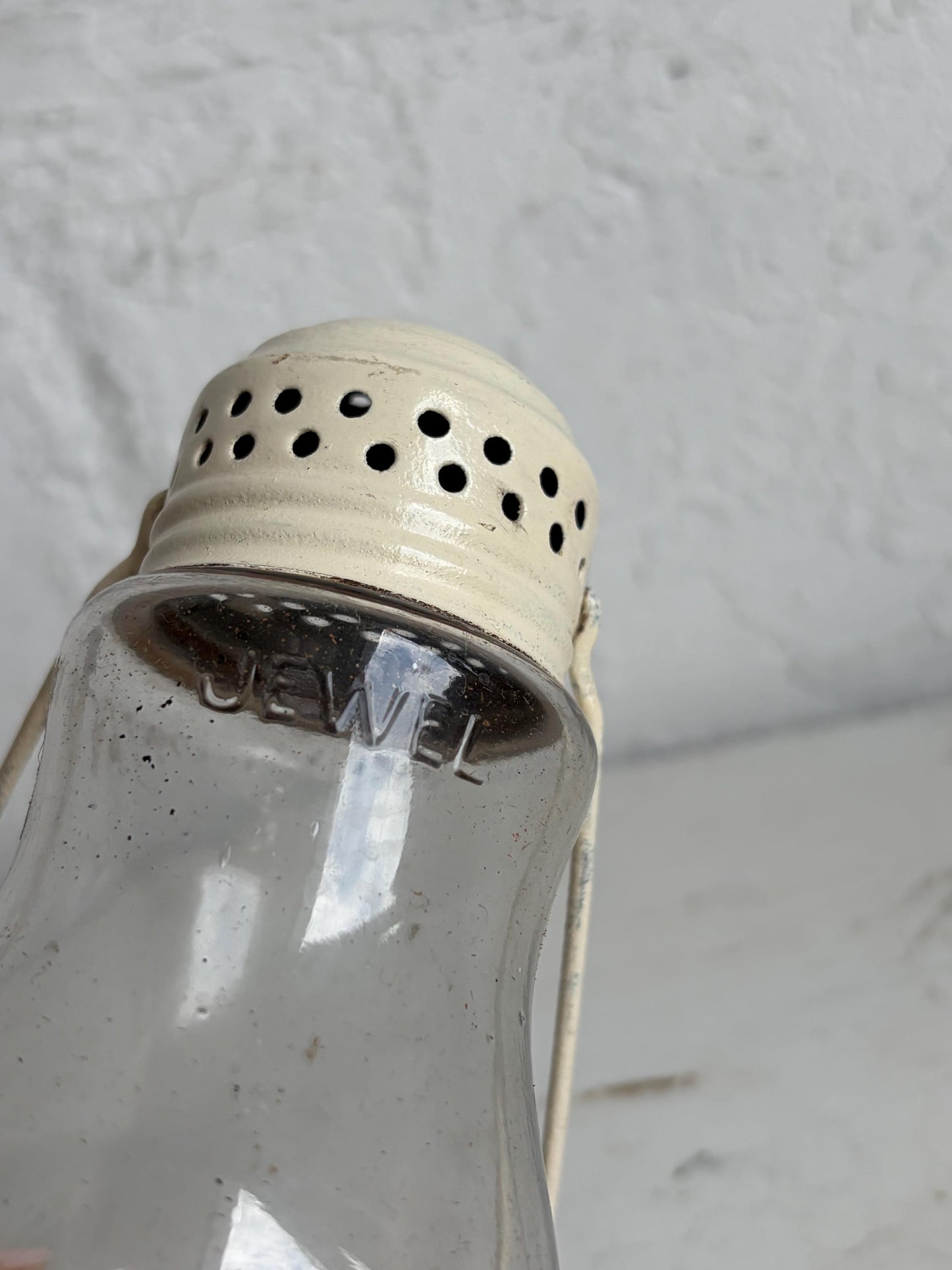 Antique Jewel Skaters Lantern Globe